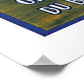 フランスのアルプスの美しフランスのい街、ブランソン ポスター (角)