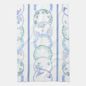 フランスのアンティークプレート |キッチンタオル(青) キッチンタオル (縦)