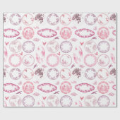 フランスのアンティークプレート | REDラッピング紙 ラッピングペーパー (フラット)