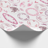 フランスのアンティークプレート | REDラッピング紙 ラッピングペーパー (角)