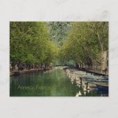 フランスのアンネシー州Vasse Canalのはがき ポストカード (正面)
