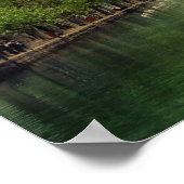 フランスのアンネシー州Vasse Canalのポスター ポスター (角)