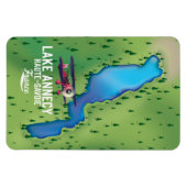 フランスのアンネシー湖 マグネット (横)