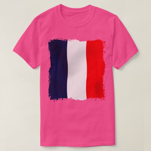 フランスのアートワーク Tシャツ (デザイン正面)