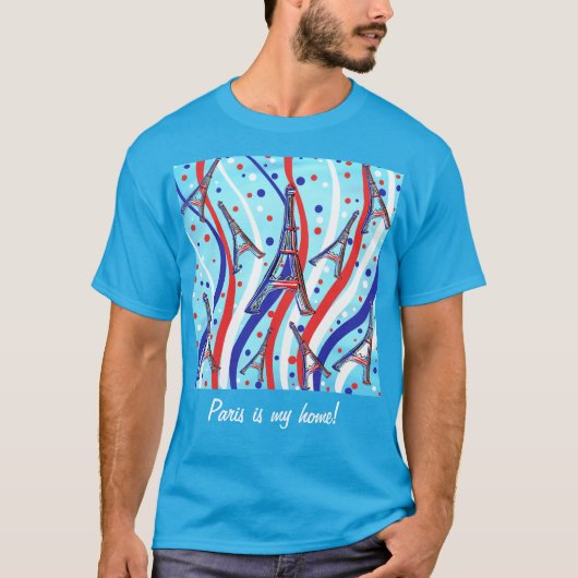 フランスのアート Tシャツ (正面)