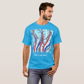 フランスのアート Tシャツ (正面フル)