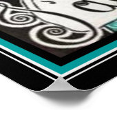 フランスのアールデコキツネトロットプリント16 x 20 ポスター (角)