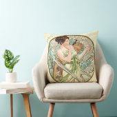 フランスのアールヌーボーエイプリルクッション クッション (椅子)