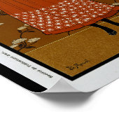 フランスのアールヌーボー歯磨き粉 ポスター (角)