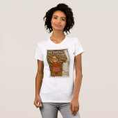 フランスのアールヌーボー歯磨き粉 Tシャツ (正面フル)