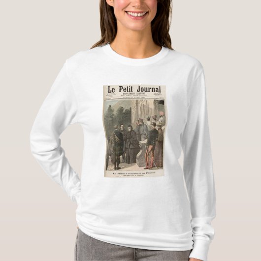 フランスのイギリスの女王 Tシャツ (正面)