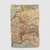 フランスのイギリス、ドイツ ゴルフタオル (正面)