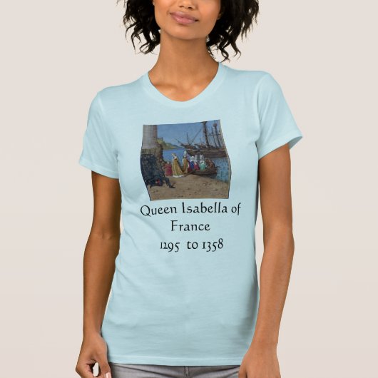 フランスのイザベラ女王 Tシャツ (正面)