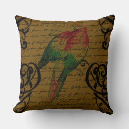 フランスのインスパイアヴィンテージタイポグラフィとグラフィックス クッション