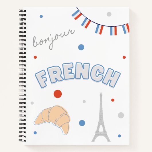 フランスのインスパイア学制作曲ノート ノートブック (正面)