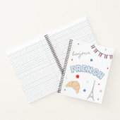 フランスのインスパイア学制作曲ノート ノートブック (内部)