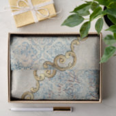 フランスのインスパイア華美青 薄葉紙 (ギフト)