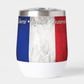 フランスのウォーターボトルのナショナルモットー (正面)