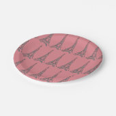 フランスのエッフェルタワーパリテーマパーティー紙プレート ペーパープレート (アングル)