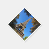 フランスのエッフェル塔 スタンダードカクテルナプキン (角)