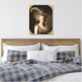 フランスのエリザベス キャンバスプリント (インサイチュ (寝室))