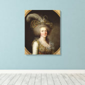 フランスのエリザベス キャンバスプリント (インサイチュ (ウッドフロア))