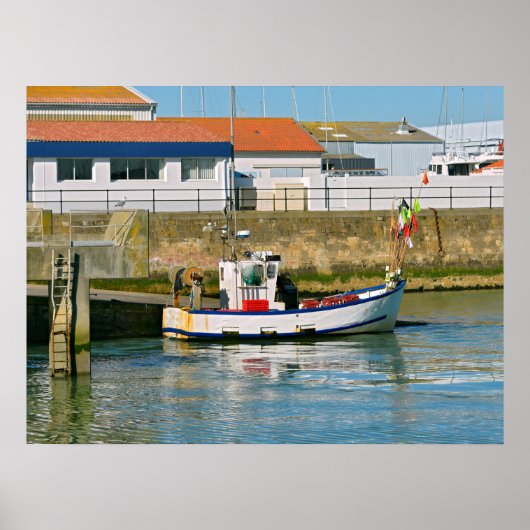 フランスのエルボーディエール港 ポスター (正面)