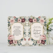 フランスのエレガントフローラピ結婚ンク金ゴールド式 (スタンド正面)