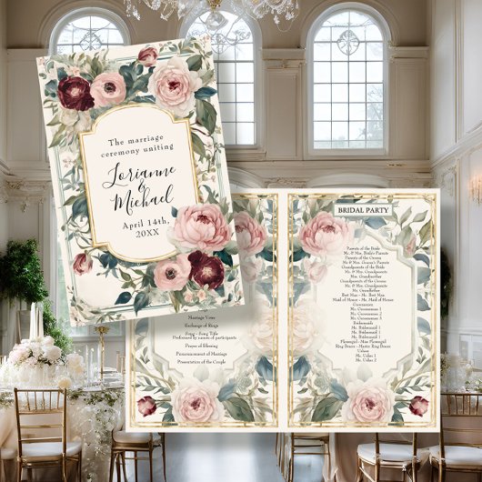 フランスのエレガントフローラピ結婚ンク金ゴールド式