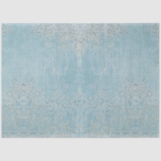 フランスのエレガントヴィンテージ壁紙ダマスクの切り離し 薄葉紙 (正面)