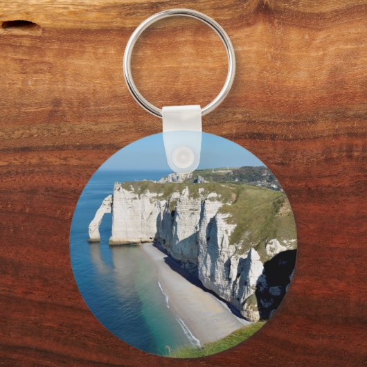 フランスのエレットの有名な崖 キーホルダー (正面)