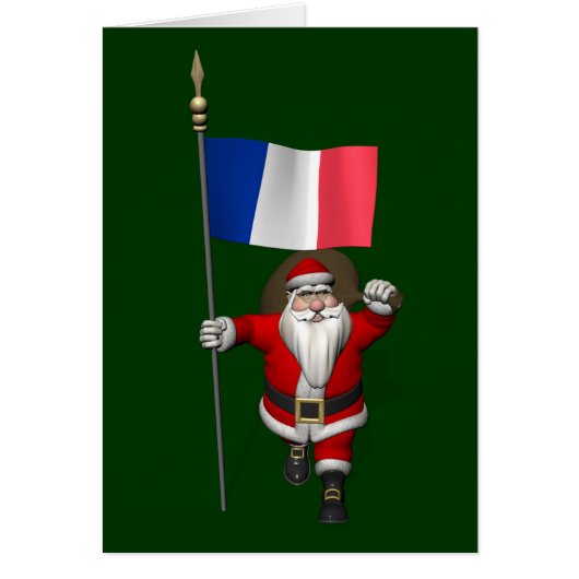 フランスのエンサインを持つサンタクロース (正面)