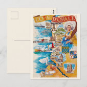 フランスのオパール海岸 ポストカード (正面/裏面)