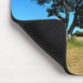 フランスのオークの木と農業 マウスパッド (コーナー)