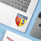フランスのオート=アルプス省の紋章 シール (ノートパソコンとiPhone)