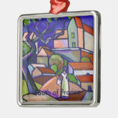 フランスのオーナメントの南 メタルオーナメント (左)