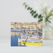 フランスのカシス港 ポストカード (スタンド正面)