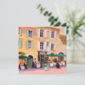 フランスのカフェフラットカード (スタンド正面)