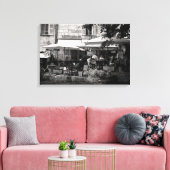 フランスのカフェ キャンバスプリント (インサイチュ (リビング))