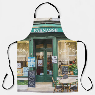 フランスのカフェ：ベルサイユの居心地の良いシーン。 エプロン