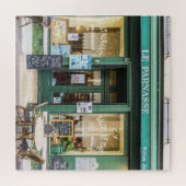 フランスのカフェ：ベルサイユの居心地の良いシーン。 ジグソーパズル (横)