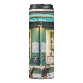 フランスのカフェ：ベルサイユの居心地の良いシーン。 タンブラー (裏面)