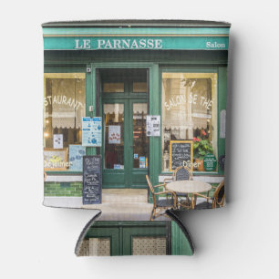 フランスのカフェ:ベルサイユの居心地の良いシーン。 缶クーラー