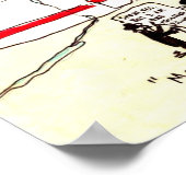 フランスのカフェ – ポスター (角)