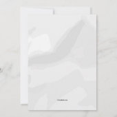 フランスのカフェ 招待状 (裏面)