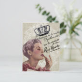 フランスのガーリー金ファッショニスタ屋 ポストカード (スタンド正面)