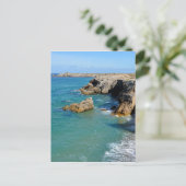 フランスのキベロン半島のロッキー海岸 ポストカード (スタンド正面)