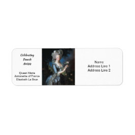 フランスのクイーンマリー・アントワネット ラベル