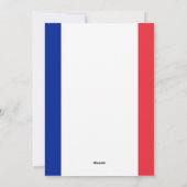 フランスのクリスマス写真 ジョワイユ・ノエル シーズンカード (裏面)