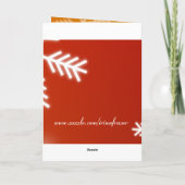 フランスのクリスマス – キャンディー杖、ろうそく、松、コーン シーズンカード (裏面)